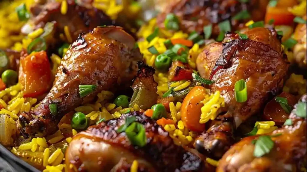 chicken and yellow rice recipe