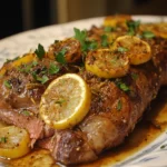 Moroccan-Spiced Leg of Lamb with Preserved Lemon