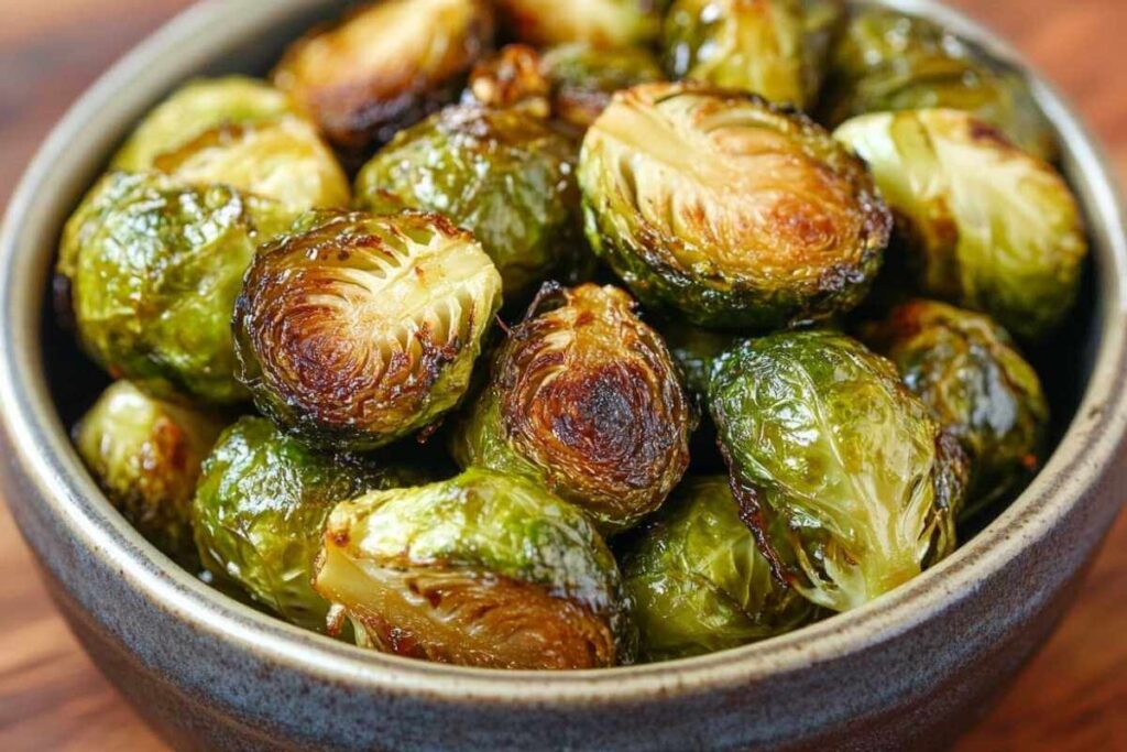 Maple-Glazed Roasted Brussels Sprouts