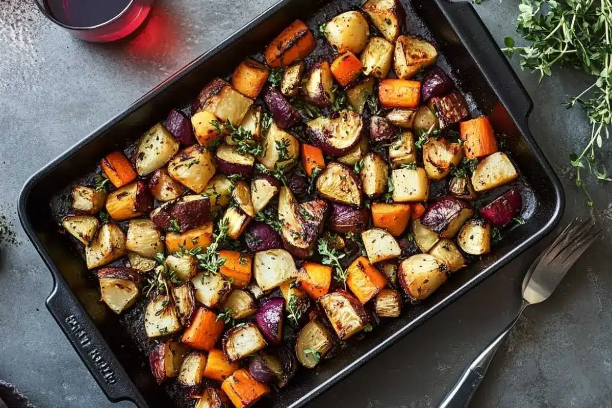 The Perfect Herb-Roasted Root Vegetables (That My Kids Actually Fight Over!)