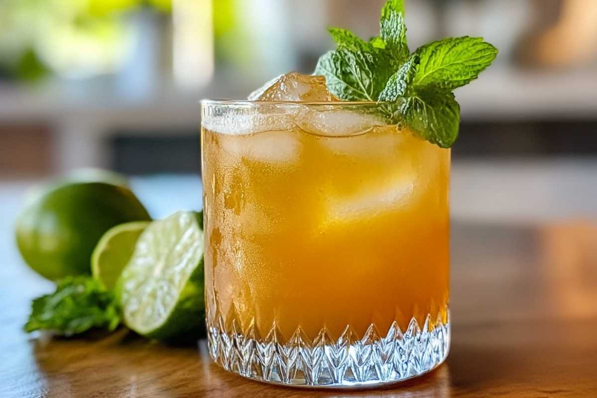 Crisp and Spicy Apple Cider Mule Recipe for Fall