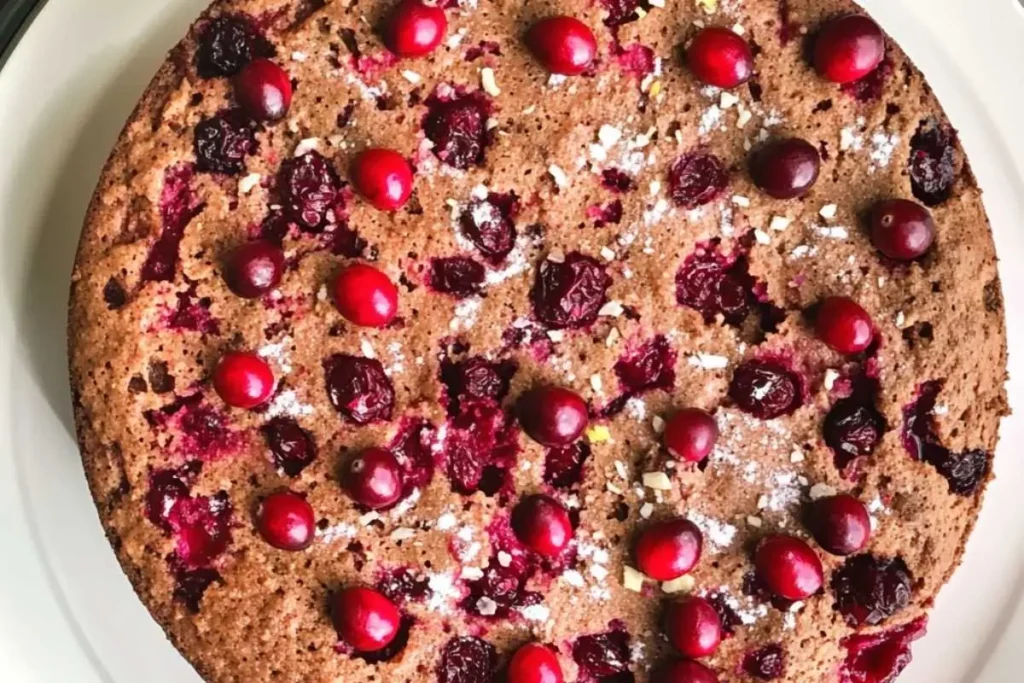healthy cranberry cake
