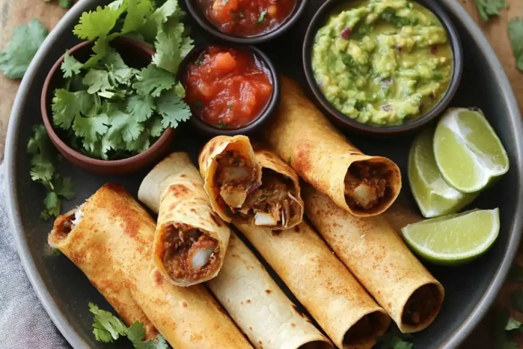 Crispy Vegan Taquitos