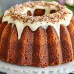 Easter Cream Cheese Filled Carrot Bundt Cake