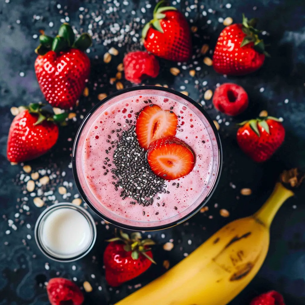 Five-Minute Strawberry Smoothie