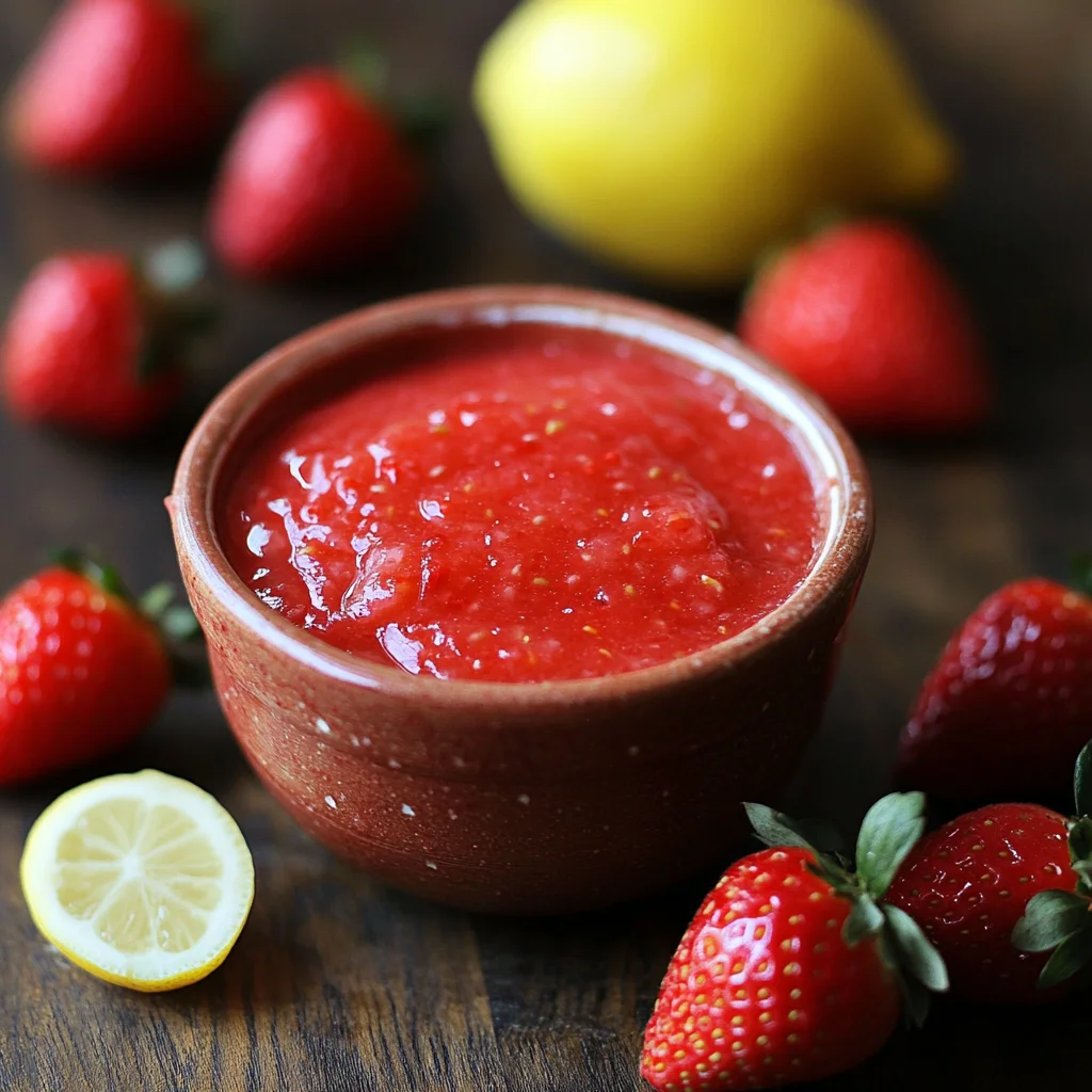 Simple Strawberry Sauce