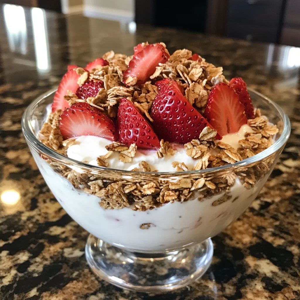 Strawberry Breakfast Parfaits