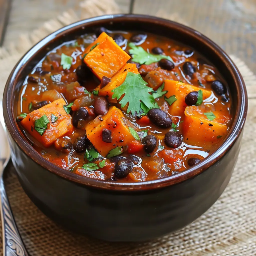 Sweet Potato Black Bean Chili