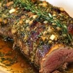 Garlic & Herb Stuffed Leg of Lamb