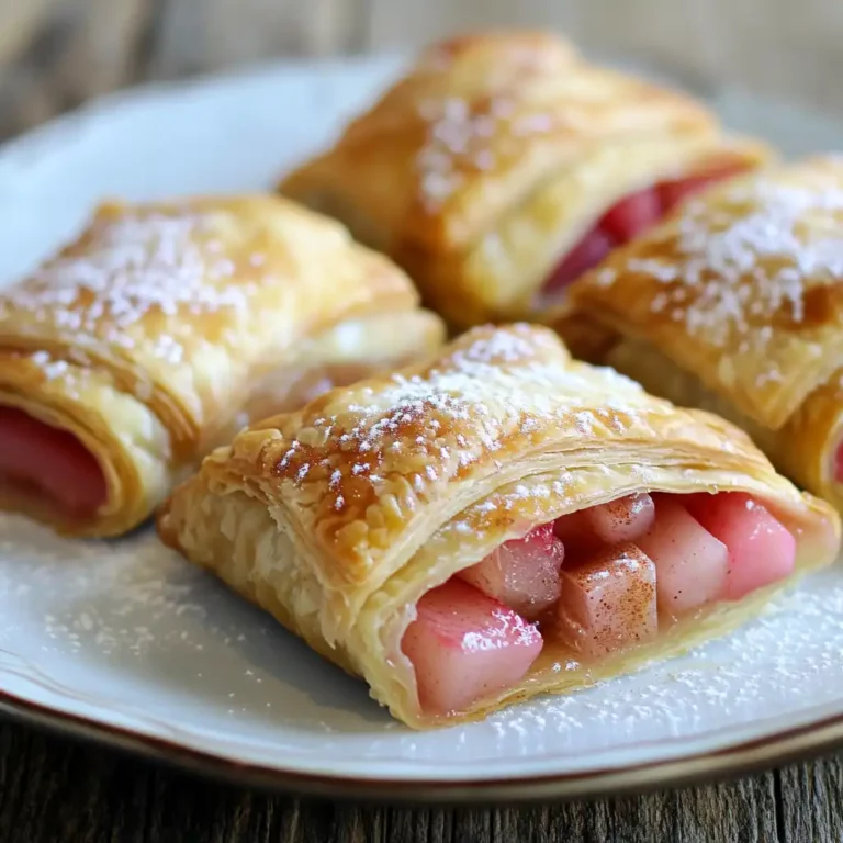 Featured image for Rhubarb with Honey Wraps