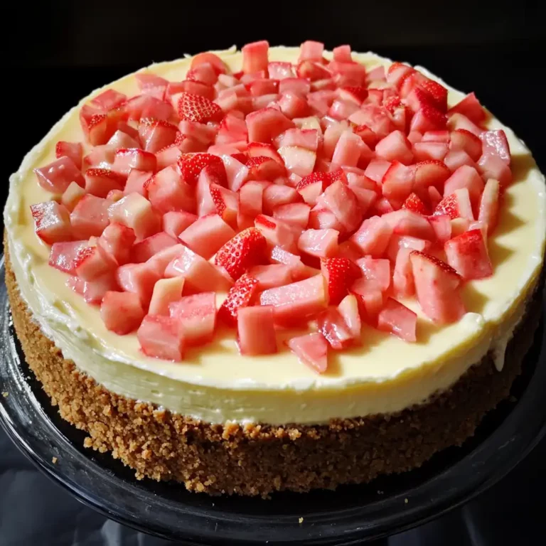 Featured image for Festive Easter Rhubarb Cheesecake