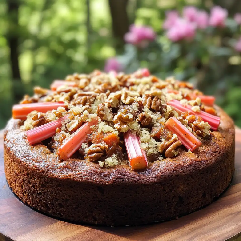 Featured image for Rhubarb Carrot Cake