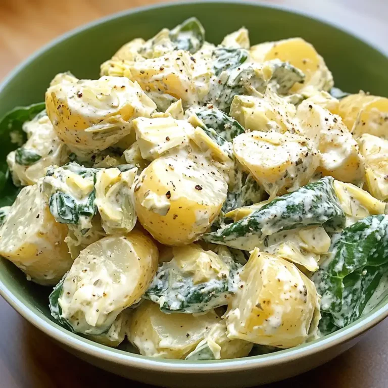 Featured image for Spinach Artichoke Potato Salad