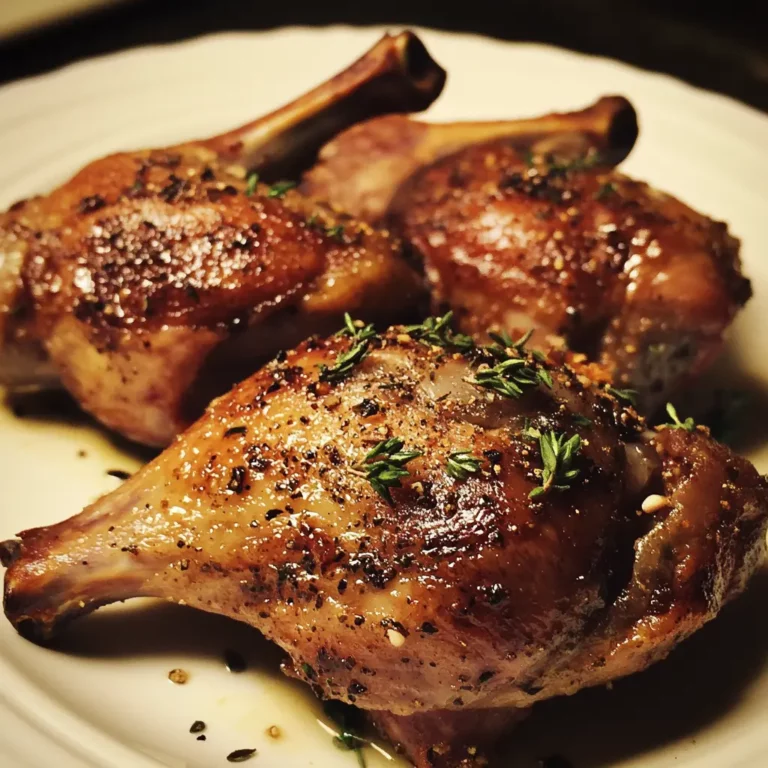 Slow-Roasted Duck Legs