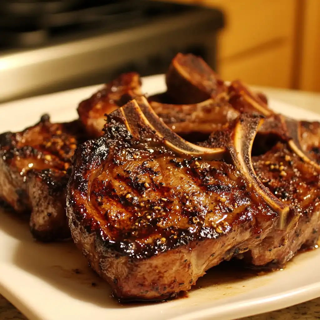 Grilled Lamb Shoulder Chops Recipe