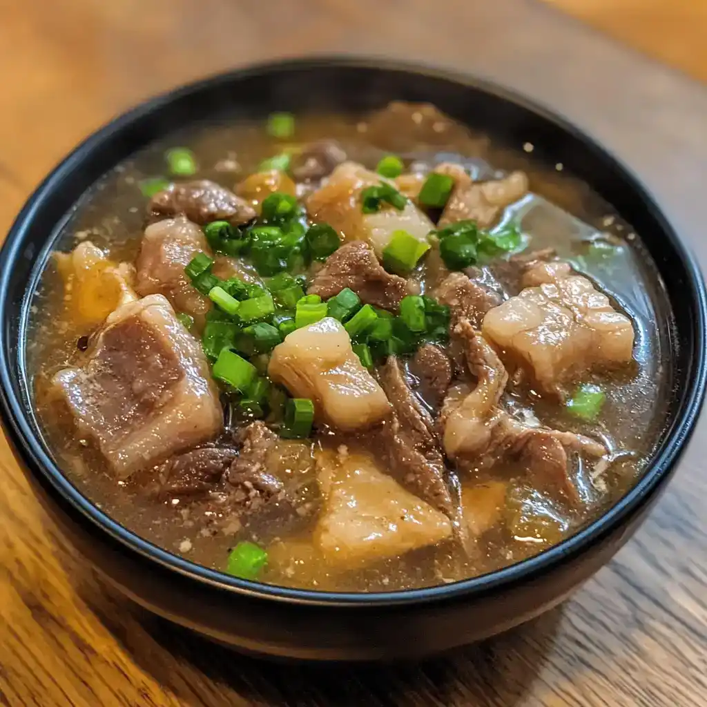 Beef Tendon Soup Recipe