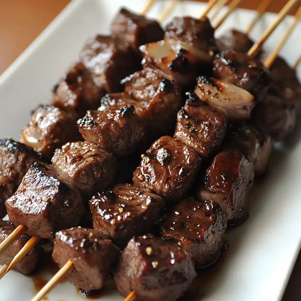 Beef Kidney Skewers Recipe
