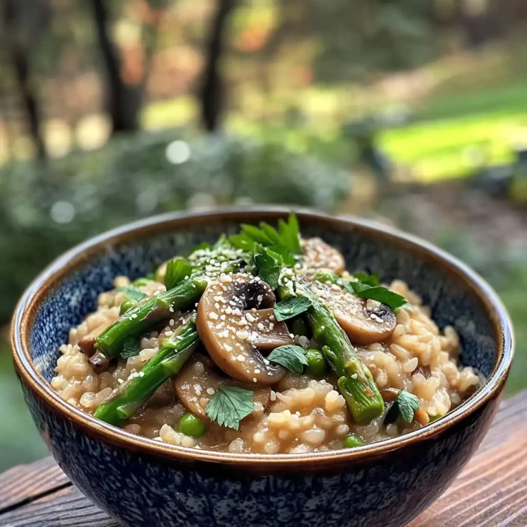 Featured image for Mushroom and Asparagus Risotto