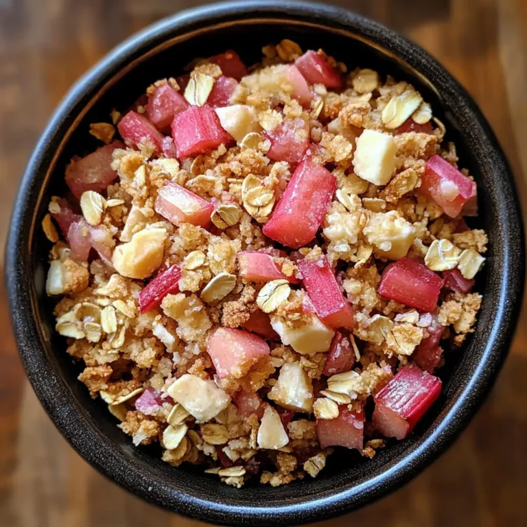 Featured image for Rhubarb Spelt Crisp
