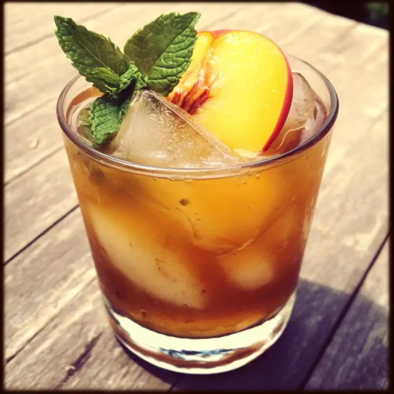 Featured image for Peach Iced Tea Cocktail