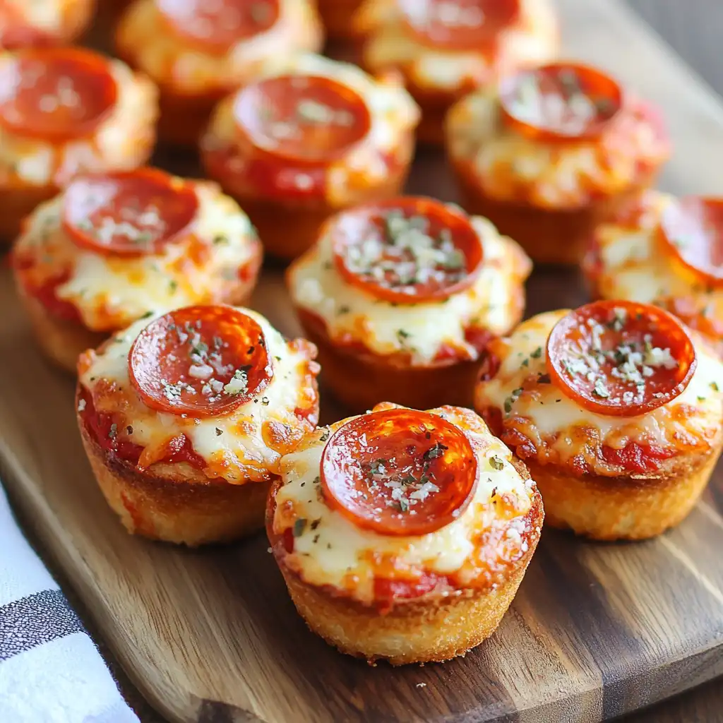 The Ultimate Mini Pizza Muffins (That Disappear at Every Party!)