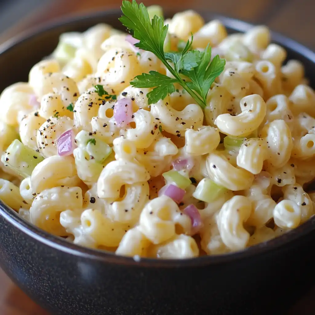 The Perfect Simple Macaroni Salad (That Everyone Always Asks For!)