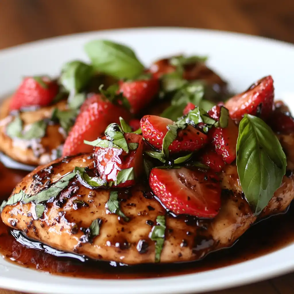 The Best Strawberry Balsamic Glazed Chicken (That Makes Dinner Feel Like a Date Night!)