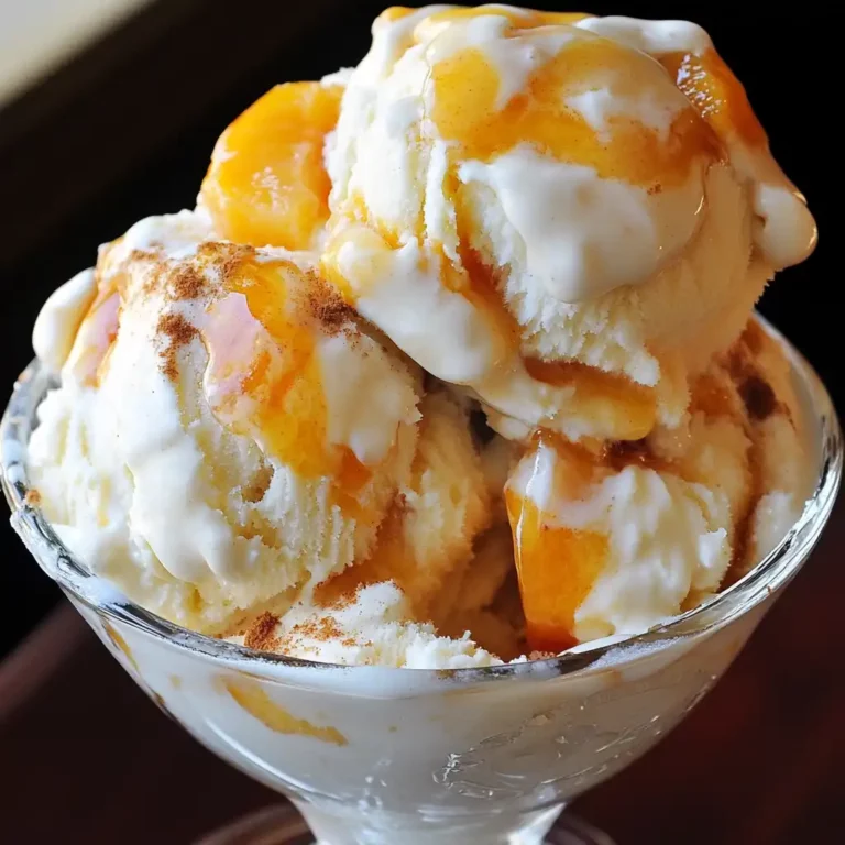 Featured image for Peach Cobbler Ice Cream