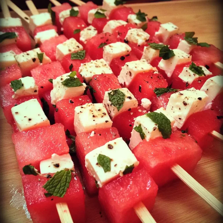 Featured image for Watermelon Feta Skewers