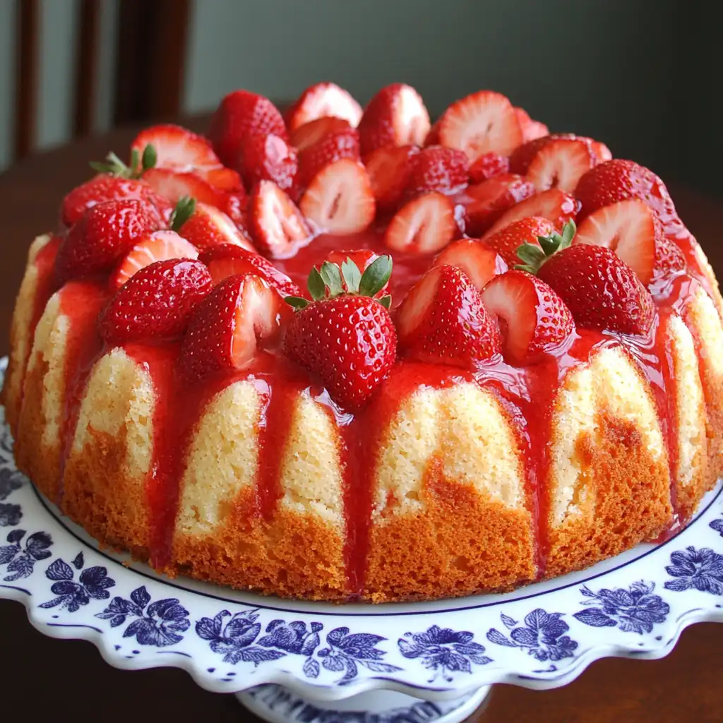 The Perfect Strawberry Pound Cake (That Actually Tastes Like Spring!)