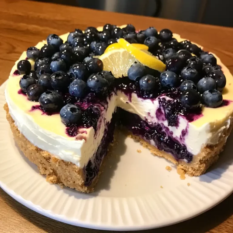 Featured image for Lemon Blueberry Cheesecake