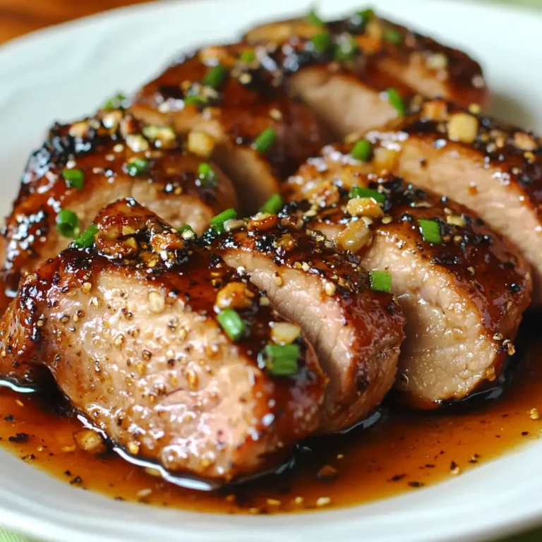 Featured image for Honey Garlic Glazed Pork Tenderloin