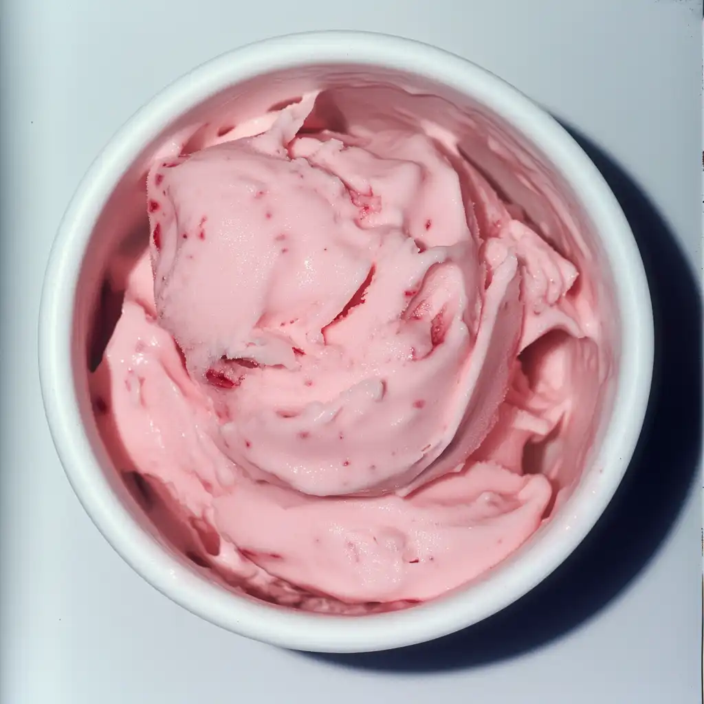 The Perfect Strawberry Frozen Yogurt (That Actually Tastes Like Ice Cream!)