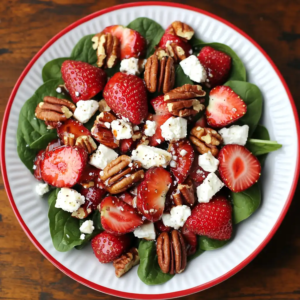 The Perfect Strawberry Pecan Salad (That Actually Feels Like a Meal!)