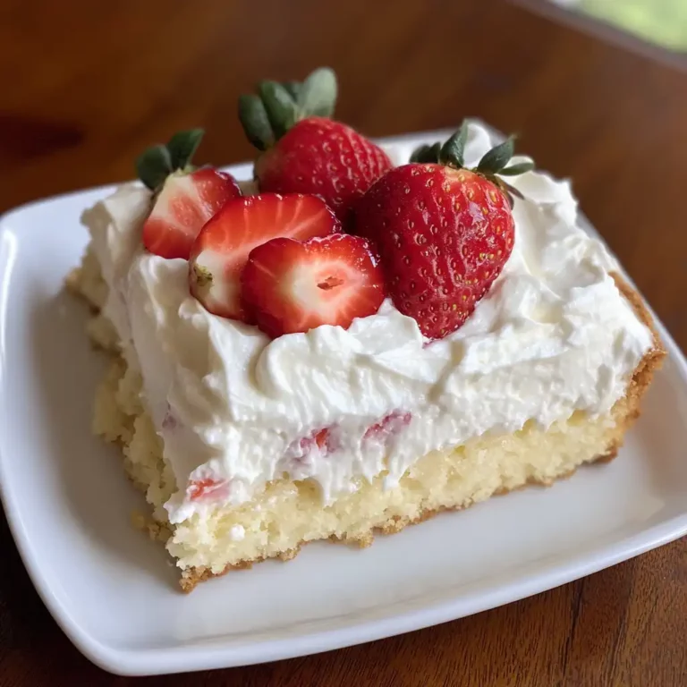 Strawberry Tres Leches Cake