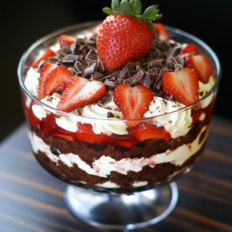 Featured image for Strawberry Chocolate Trifle