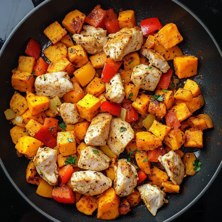 Featured image for One-Pan Chicken and Sweet Potato Skillet