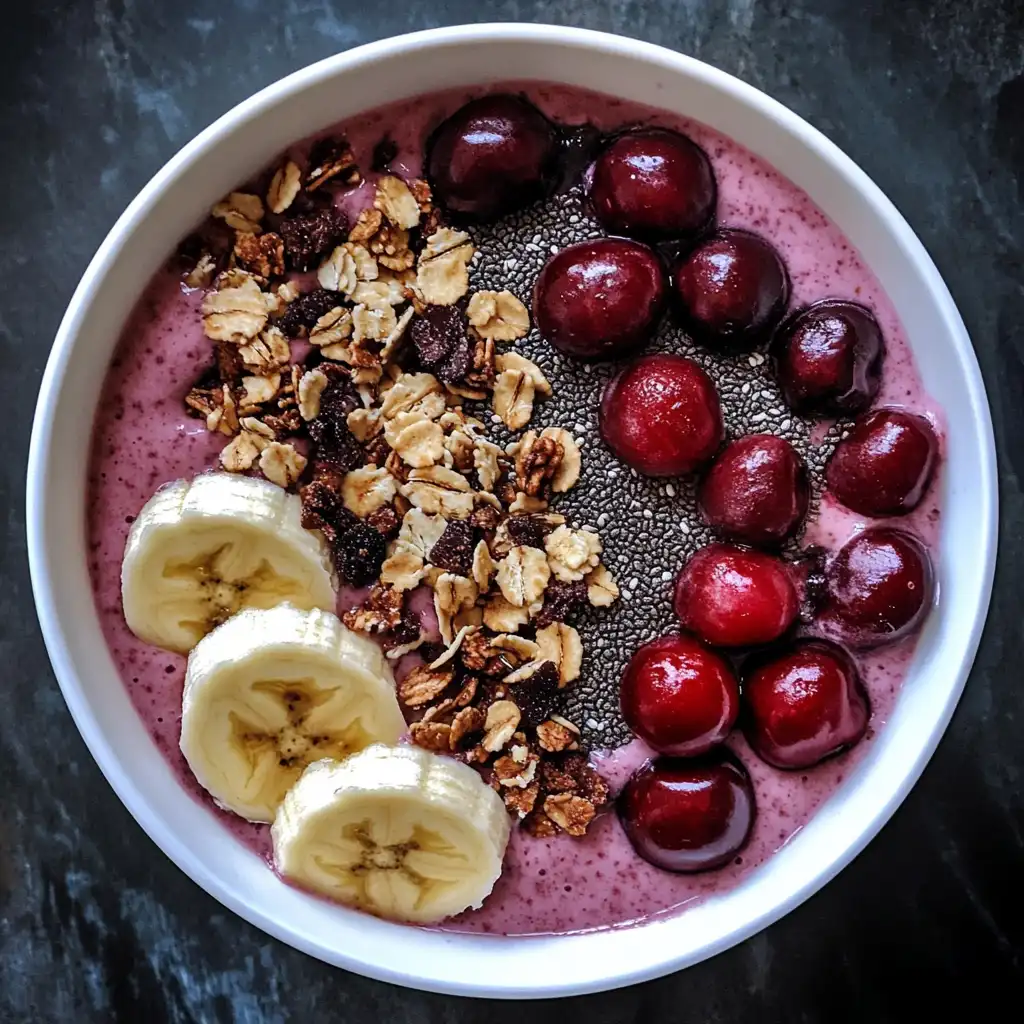 Cherry Vanilla Smoothie Bowl Recipe