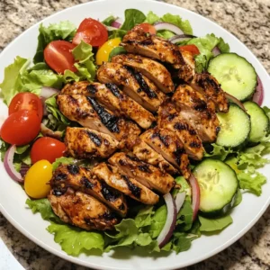 Grilled Chicken Adobo Salad